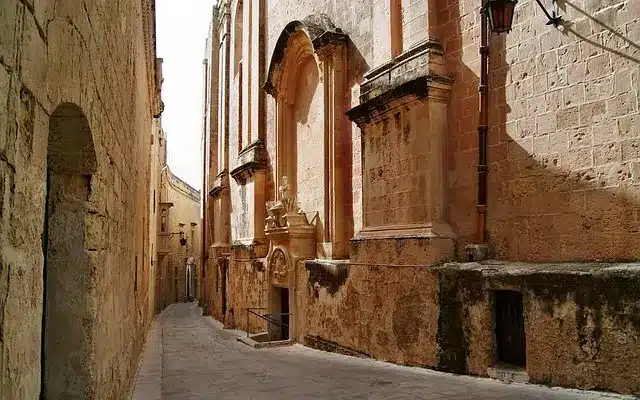 Gade i byen Valletta