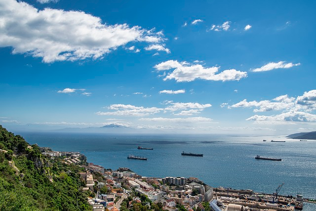 sea, city, strait of gibraltar