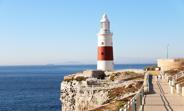 gibraltar, lighthouse, europa point lighthouse