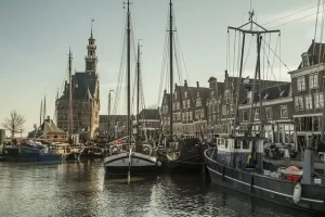Billede af havn i Holland