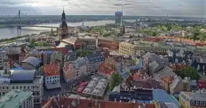 Billede af Riga, hovedstaden i Letland