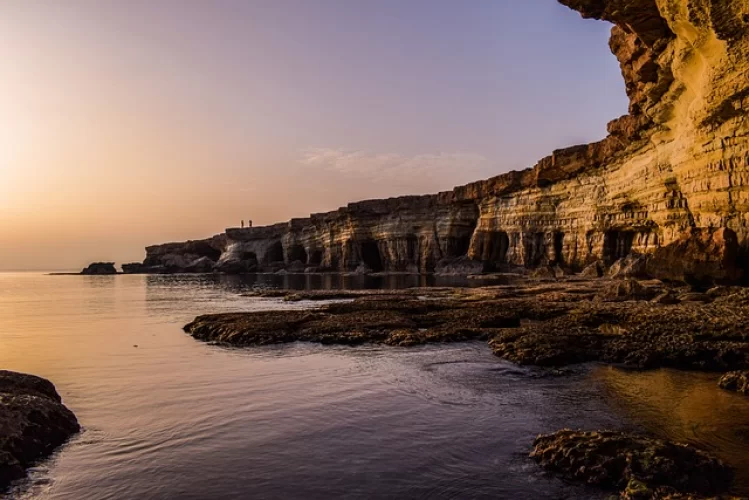 Billede af en kyst i Cypern