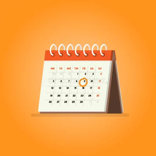 orange kalender sabbatår
