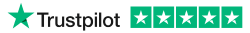 Trustpilot.dk logo med 5 stjerner